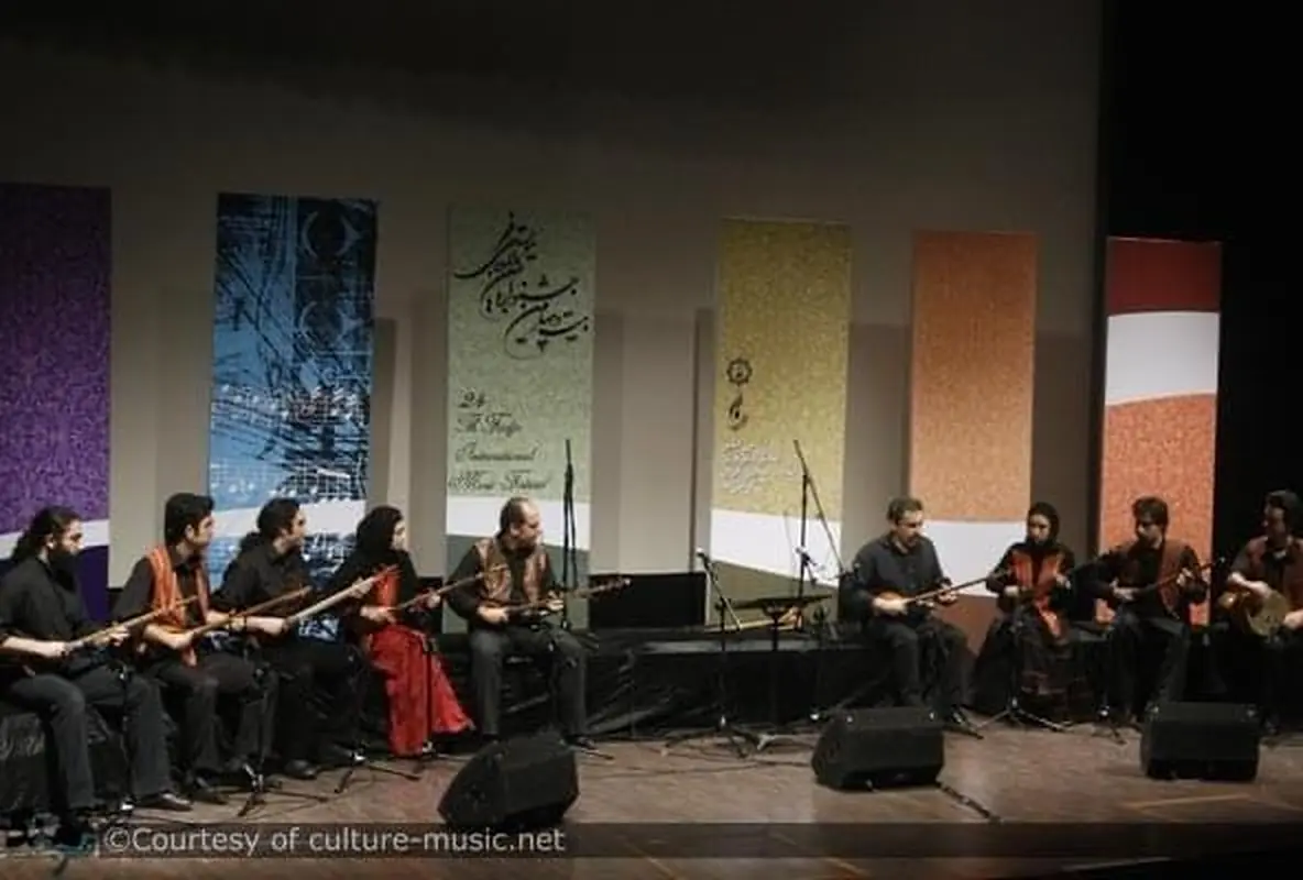 Ensemble performance on stage.