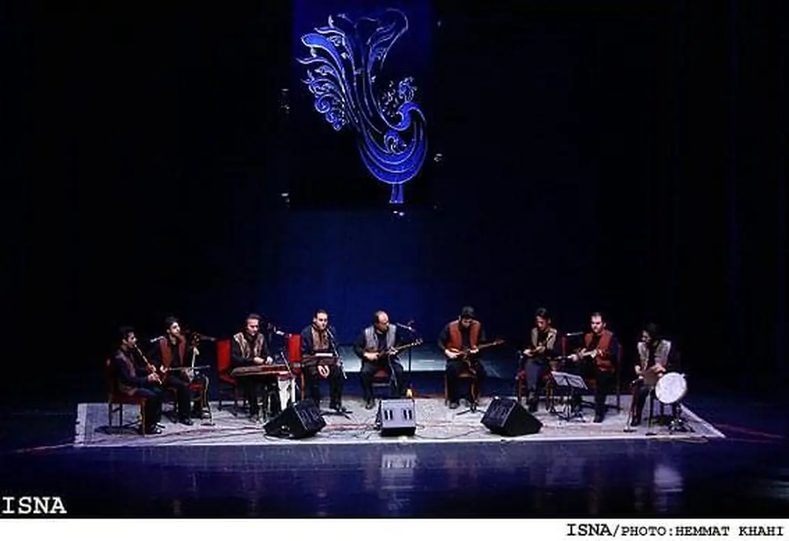 The Mahtab Ensemble performing on stage.